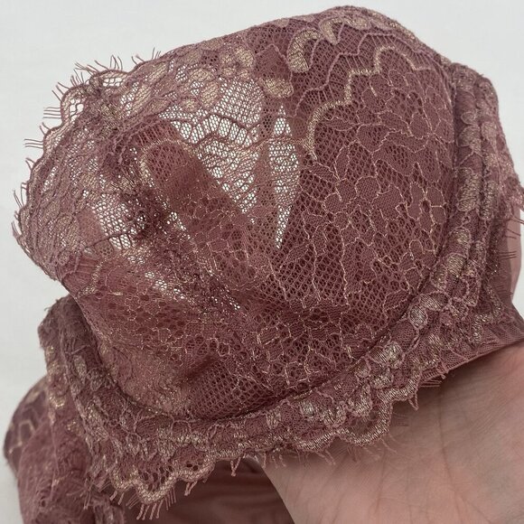 Victoria’s Secret Dream Angels Push-up Without Padding Lace Bra Size 32D - Picture 5 of 11